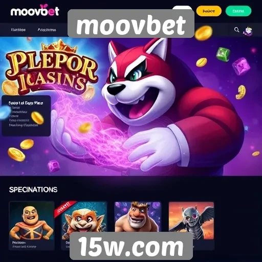 Novas funcionalidades do site de jogos moovbet