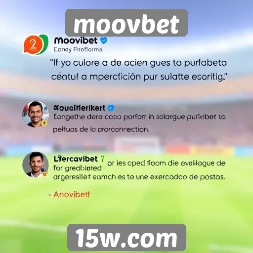Avaliações de usuários sobre a experiência no Moovbet